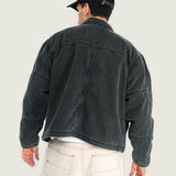 Chaqueta Hombre Umber Pigment Canvas Negro Vans