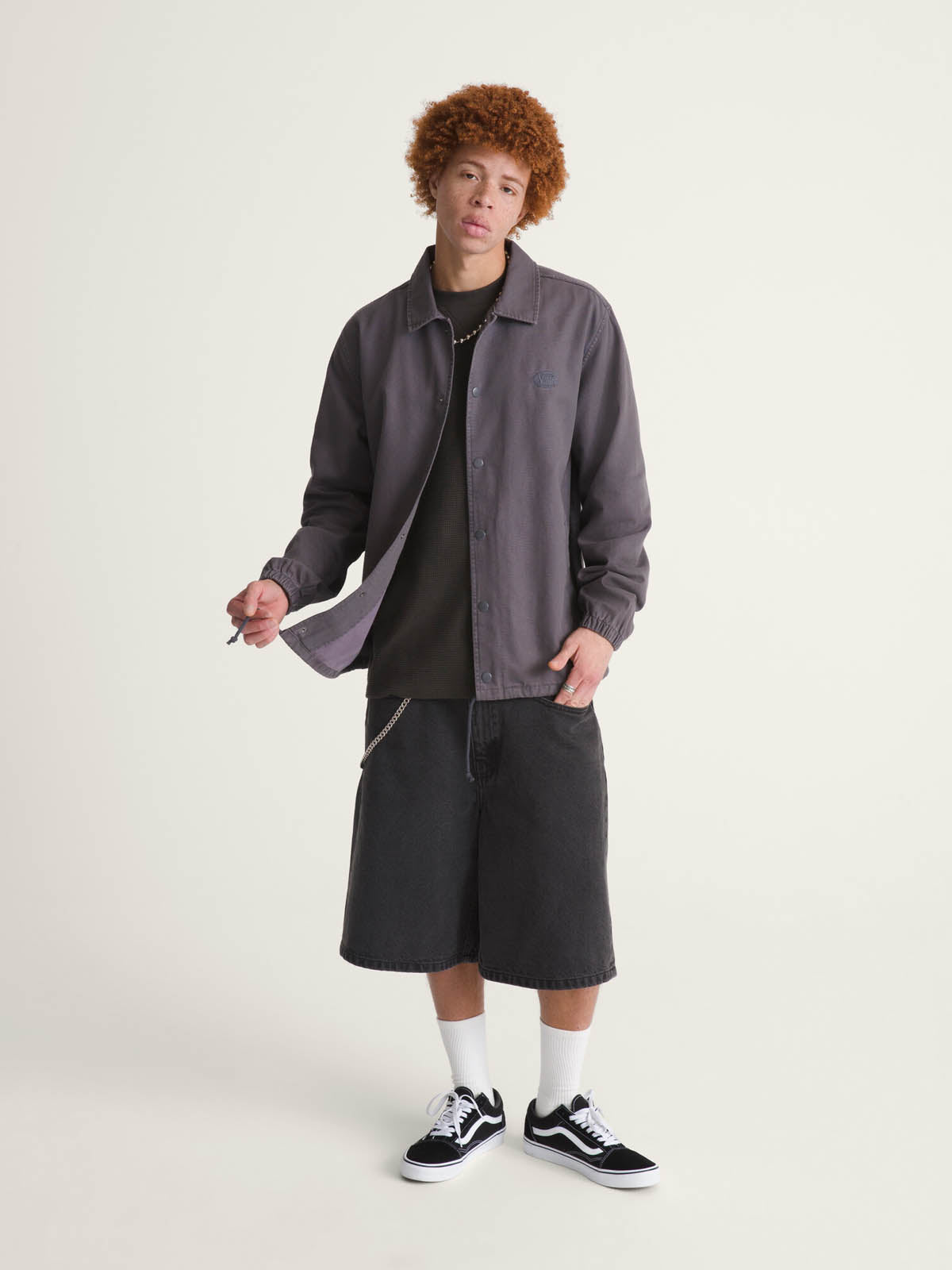 Chaqueta Hombre Torrey Pigment Canva Gris Vans