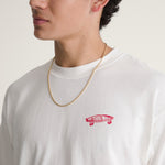 Polera M/C Hombre Full Deck Tshirt Blanco Vans