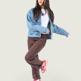 Chaqueta Mujer Womens Pomona Statio Azul Vans