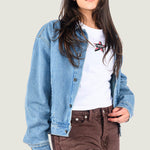 Chaqueta Mujer Womens Pomona Statio Azul Vans