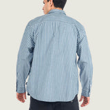 Camisa M/L Hombre Dobby Stripe Ls Shir Gris Vans