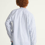 Camisa M/L Hombre Dobby Stripe Ls Shir Blanco Vans