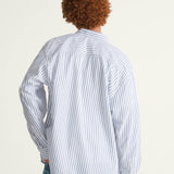 Camisa M/L Hombre Dobby Stripe Ls Shir Blanco Vans