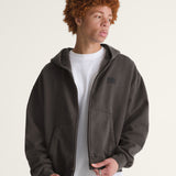 Poleron Hombre Full Zip Hoodie Negro Vans