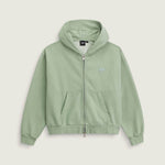 Poleron Hombre Full Zip Hoodie Verde Vans