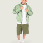 Poleron Hombre Full Zip Hoodie Verde Vans