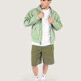 Poleron Hombre Full Zip Hoodie Verde Vans