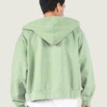 Poleron Hombre Full Zip Hoodie Verde Vans