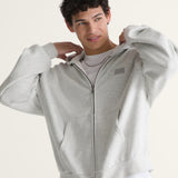 Poleron Hombre Full Zip Hoodie Gris Vans
