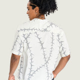 Camisa M/C Hombre Van Doren Printed Ca Blanco Vans