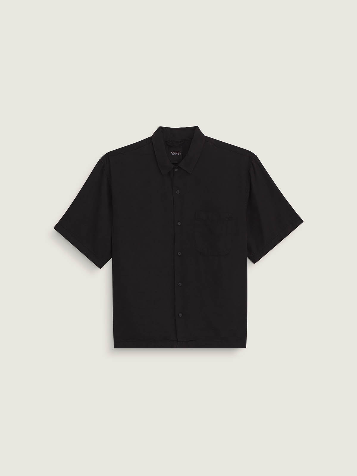 Camisa M/C Hombre Van Doren Tencel Che Negro Vans