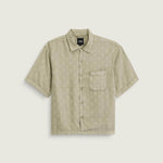 Camisa M/C Hombre Van Doren Tencel Che Beige/Crudo Vans