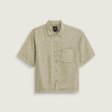 Camisa M/C Hombre Van Doren Tencel Che Beige/Crudo Vans