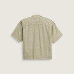 Camisa M/C Hombre Van Doren Tencel Che Beige/Crudo Vans