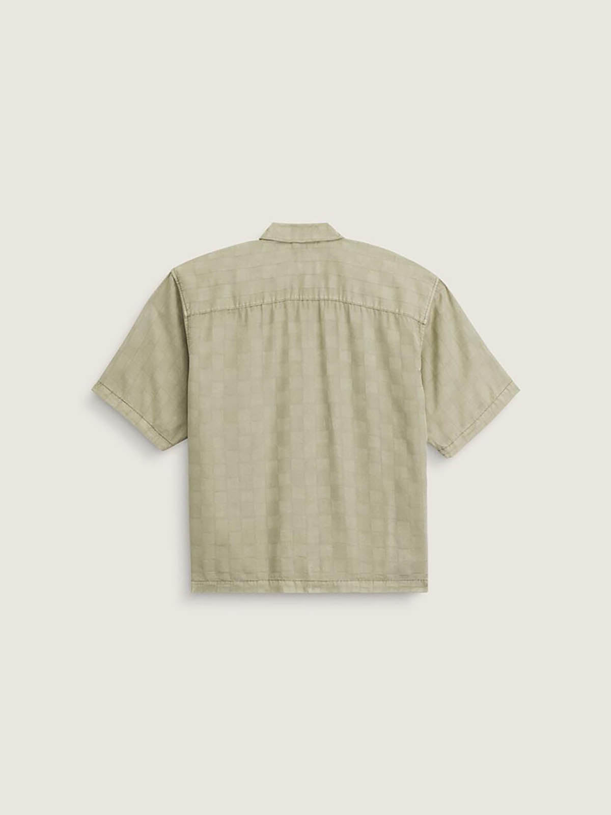 Camisa M/C Hombre Van Doren Tencel Che Beige/Crudo Vans