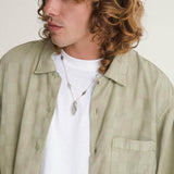 Camisa M/C Hombre Van Doren Tencel Che Beige/Crudo Vans