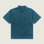 Camisa M/C Hombre Larkspur Solid Workw Gris Vans