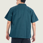 Camisa M/C Hombre Larkspur Solid Workw Gris Vans