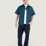 Camisa M/C Hombre Larkspur Solid Workw Gris Vans