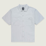 Camisa M/C Hombre Larkspur Solid Workw Gris Vans
