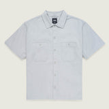 Camisa M/C Hombre Larkspur Solid Workw Gris Vans