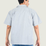 Camisa M/C Hombre Larkspur Solid Workw Gris Vans