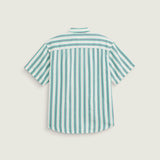 Camisa M/C Hombre Lawson Stripe Shi Blanco Vans
