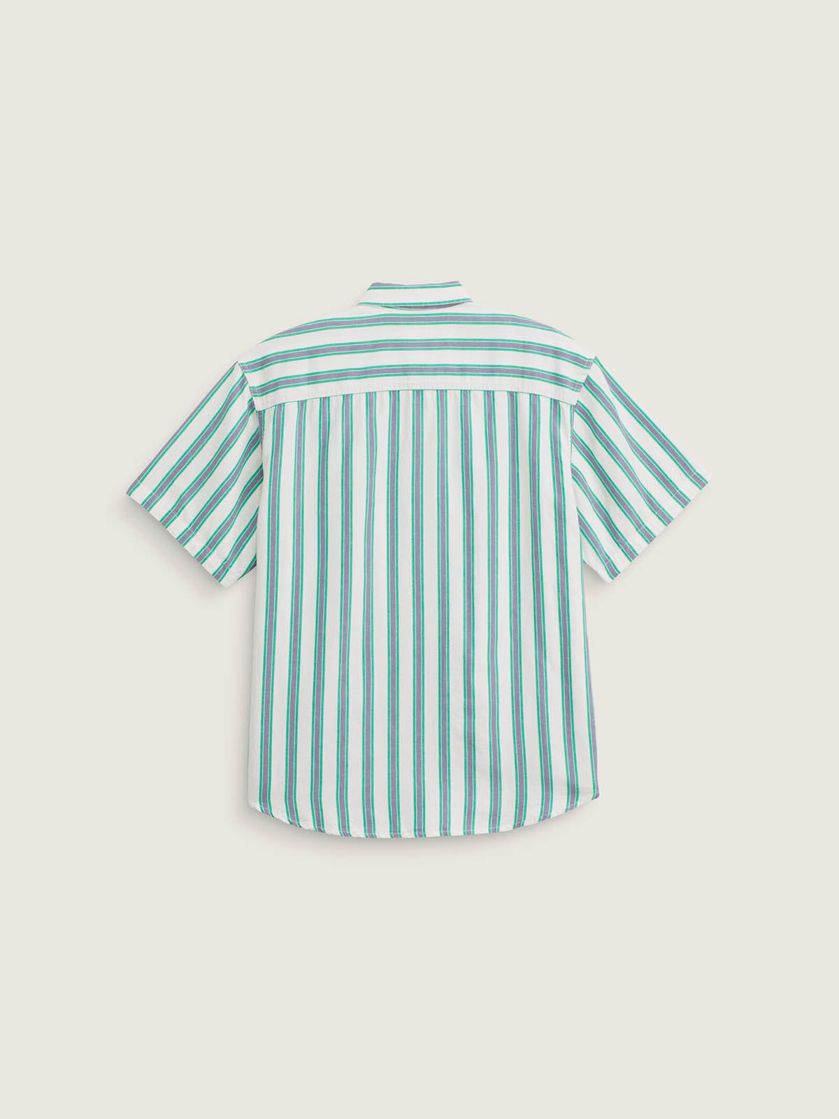 Camisa M/C Hombre Lawson Stripe Shi Blanco Vans