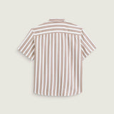 Camisa M/C Hombre Lawson Stripe Shi Blanco Vans