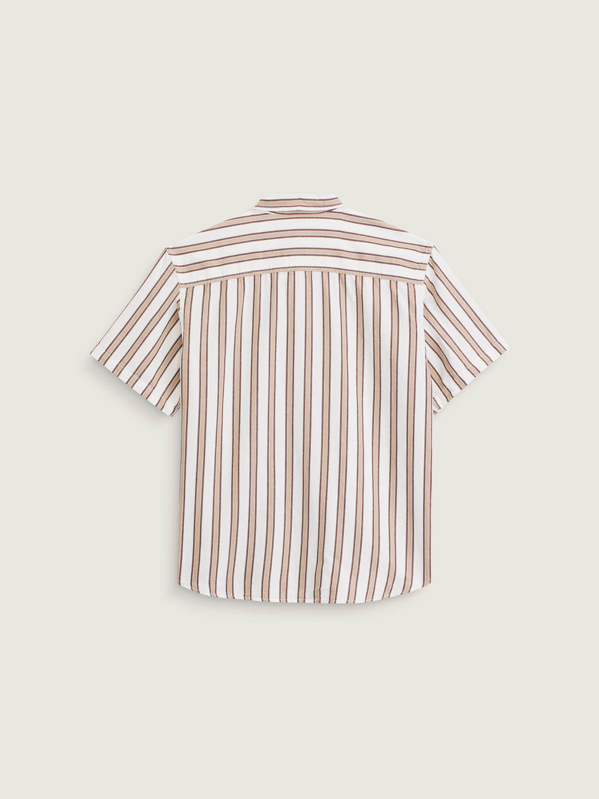 Camisa M/C Hombre Lawson Stripe Shi Blanco Vans