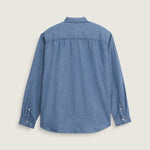 Camisa M/L Hombre Lawson Solid Oxford Azul Vans