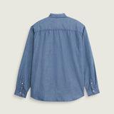 Camisa M/L Hombre Lawson Solid Oxford Azul Vans