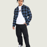 Camisa M/L Hombre Lawson Plaid Flannel Negro Vans