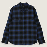 Camisa M/L Hombre Lawson Plaid Flannel Negro Vans