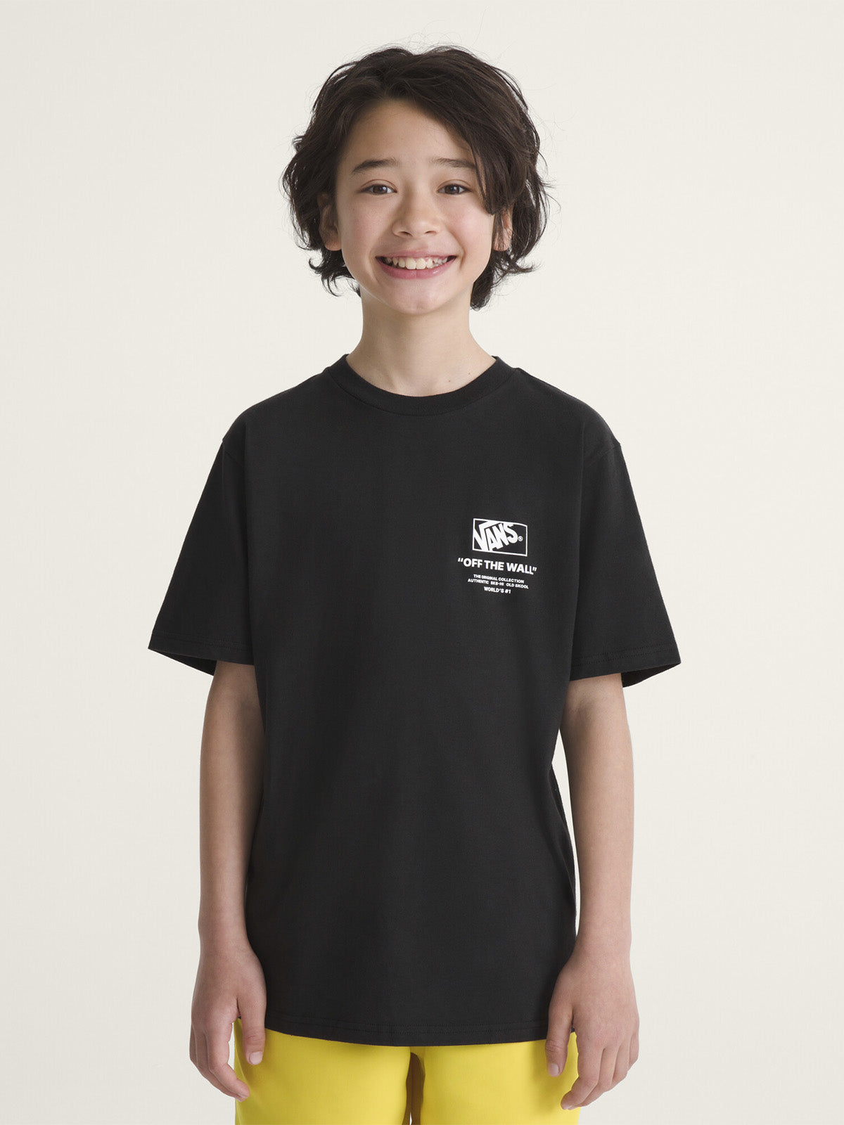 Polera M/C Niño Stacked Hi  Negro