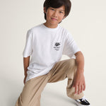 Polera M/C Nino Stacked Hi Blanco Vans