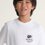 Polera M/C Nino Stacked Hi Blanco Vans