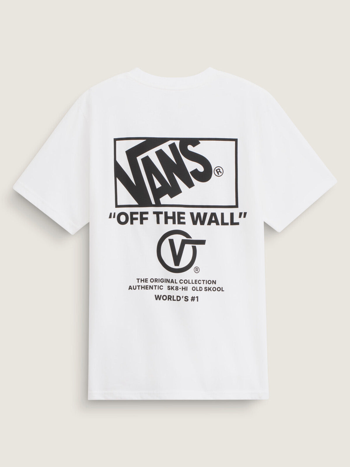 Polera M/C Nino Stacked Hi Blanco Vans