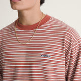 Sweater Hombre Wesley Stripe Ls Kni Naranjo Vans