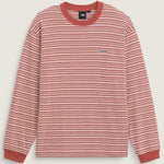 Sweater Hombre Wesley Stripe Ls Kni Naranjo Vans