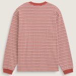 Sweater Hombre Wesley Stripe Ls Kni Naranjo Vans