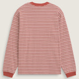 Sweater Hombre Wesley Stripe Ls Kni Naranjo Vans