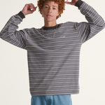 Sweater Hombre Wesley Stripe Ls Kni Negro Vans