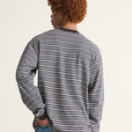 Sweater Hombre Wesley Stripe Ls Kni Negro Vans