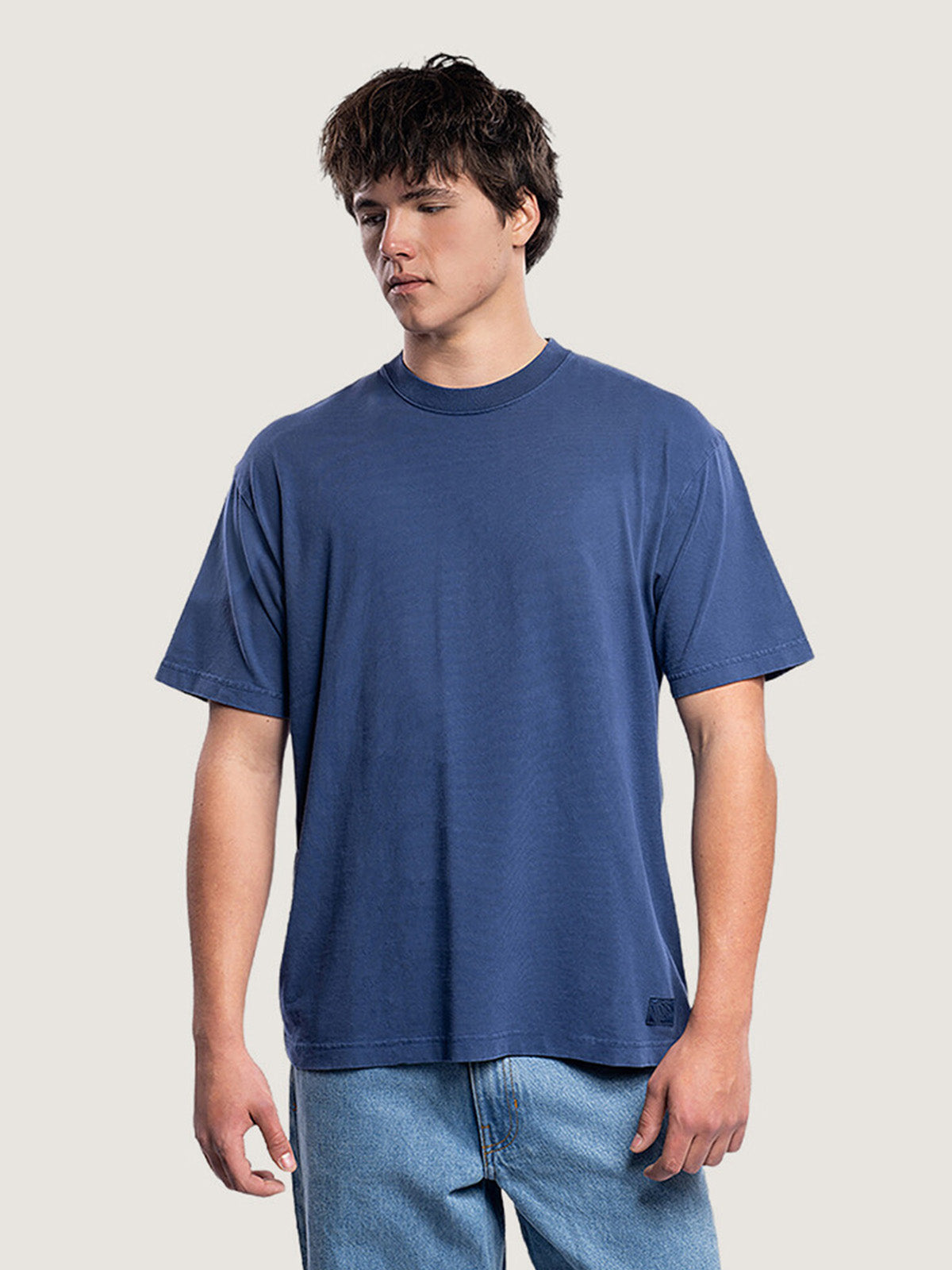 Polera M/C Hombre Fit Tshirt Azul Vans