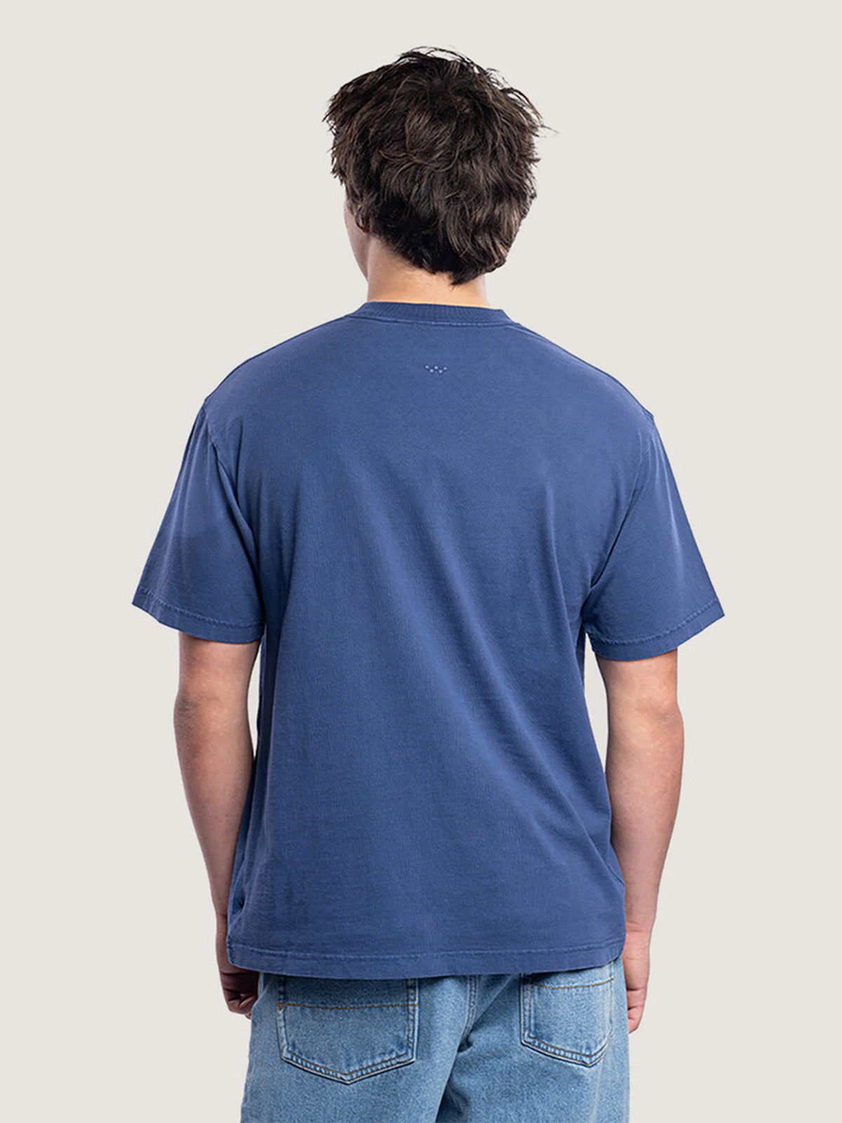 Polera M/C Hombre Fit Tshirt Azul Vans
