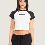 Polera M/C Mujer Clare Baby Blanco Vans