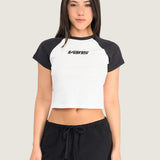 Polera M/C Mujer Clare Baby Blanco Vans