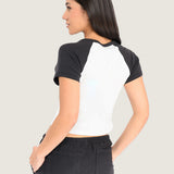 Polera M/C Mujer Clare Baby Blanco Vans